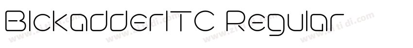 BlckadderITC Regular字体转换
